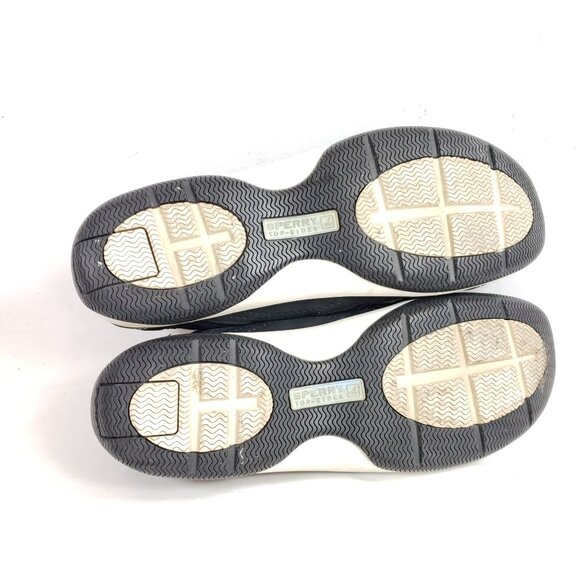 Sperry Top-Sider Womens Size 9 Black Mesh & Suede Zip Slip-On Sneakers - Picture 8 of 9